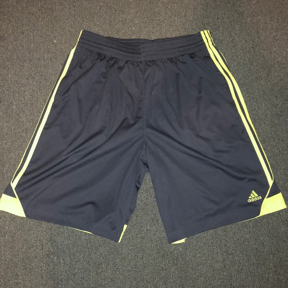 yellow adidas shorts mens